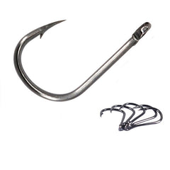 500pcs High Carbon Steel Fishing Hooks Set 10 Sizes Barbed