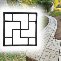 Garden Walk Maker Mold Concrete Stepping Stone Road Outdoor Decor