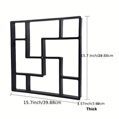Garden Walk Maker Mold Concrete Stepping Stone Road Outdoor Decor