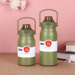 Stainless Steel 1L Insulated Mug Vacuum Cups Portable Travel Bottle