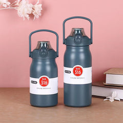 Stainless Steel 1L Insulated Mug Vacuum Cups Portable Travel Bottle