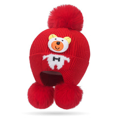 Children's Bear Knitted Woolen Hat