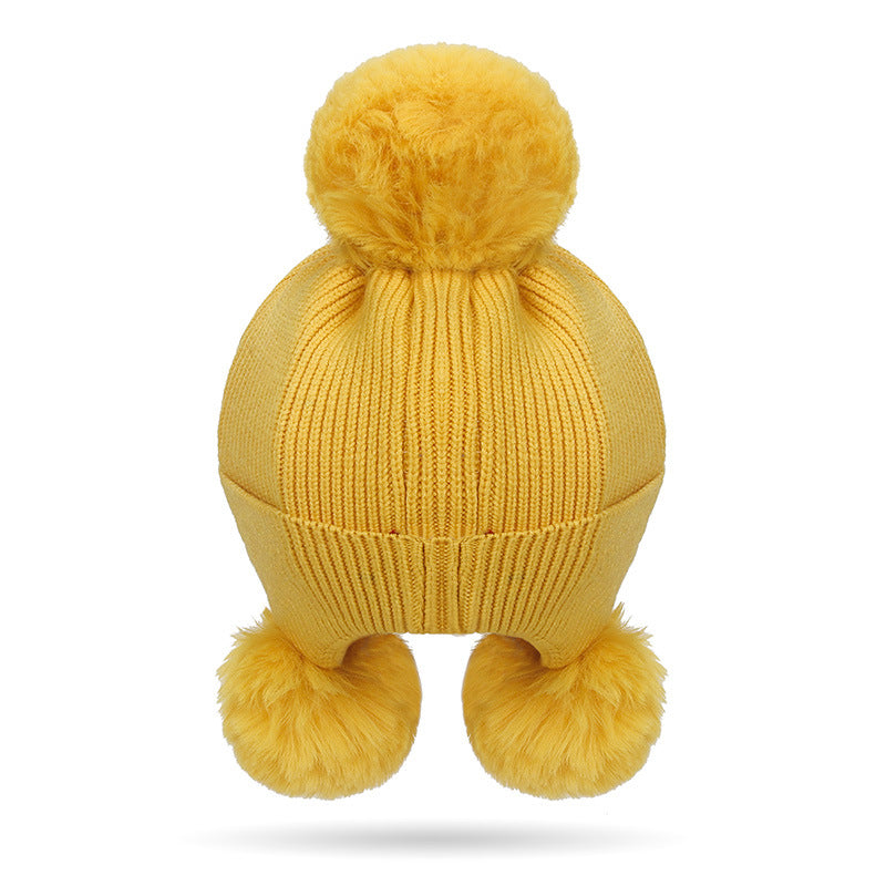 Children's Bear Knitted Woolen Hat