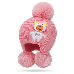 Children's Bear Knitted Woolen Hat