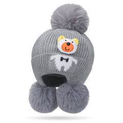 Children's Bear Knitted Woolen Hat