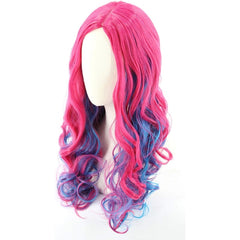 Pink Curly Wig For Girls Kids Halloween Cosplay Costume