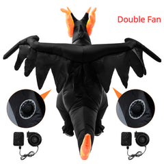 Fire Breathing Dragon Inflatable Costume for Kids & Adults