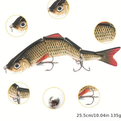 9.84in 4 Segment Big Fishing Lure 135g Artificial Wobbler Hard Bait