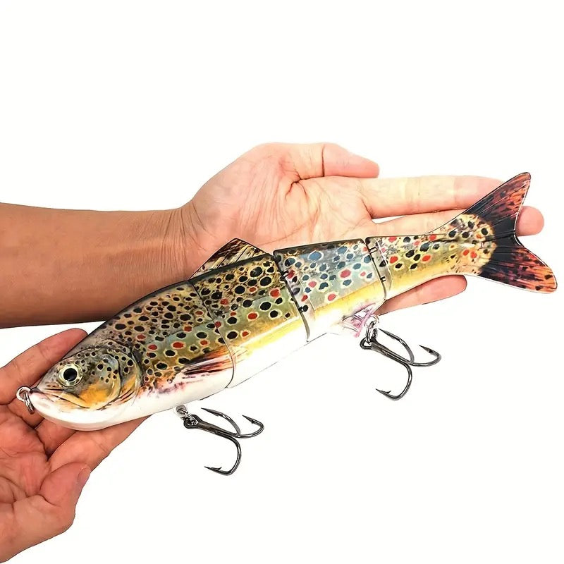 9.84in 4 Segment Big Fishing Lure 135g Artificial Wobbler Hard Bait