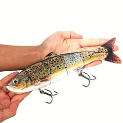 9.84in 4 Segment Big Fishing Lure 135g Artificial Wobbler Hard Bait