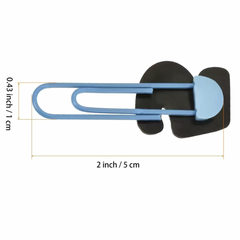 8pcs Cartoon Paper Clips Sticky Notes for Office Document