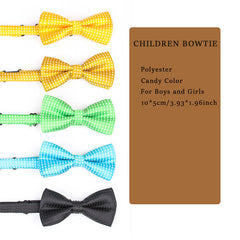 Kids Bowtie Adjustable Neckwear Formal Tuxedos Polyester Ties