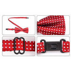 Kids Bowtie Adjustable Neckwear Formal Tuxedos Polyester Ties