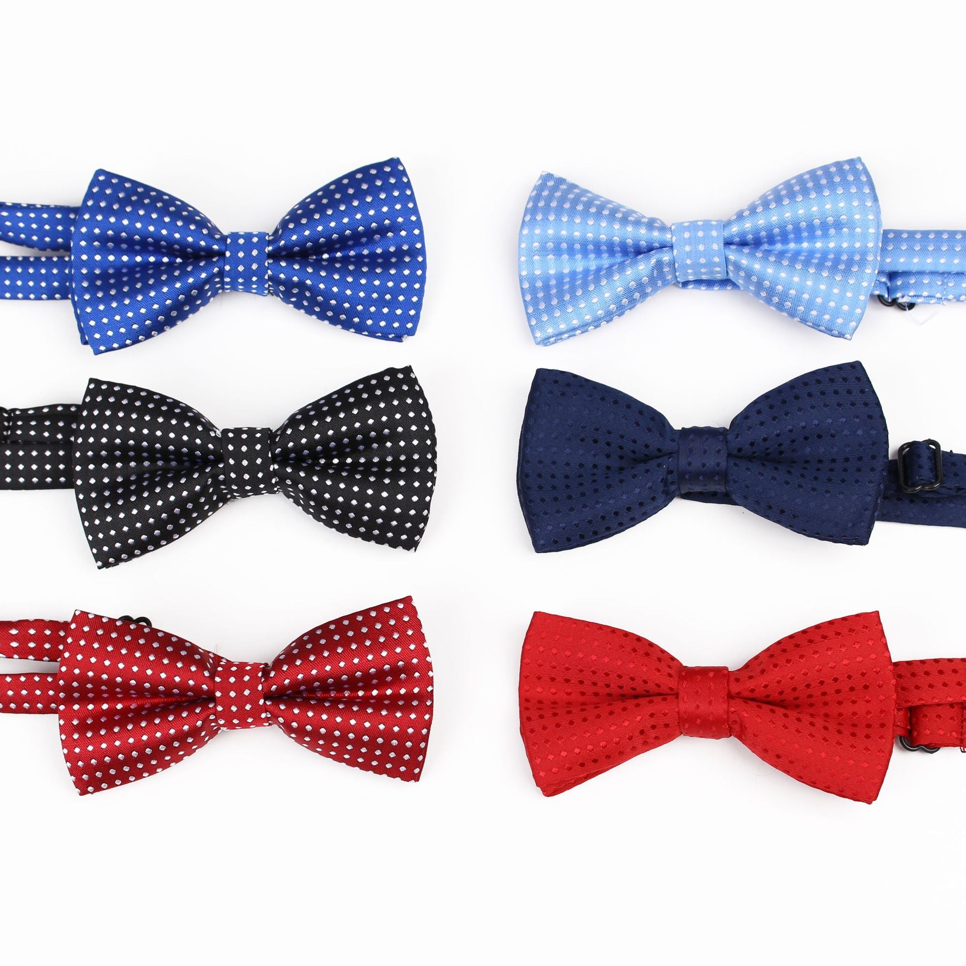 Kids Bowtie Adjustable Neckwear Formal Tuxedos Polyester Ties