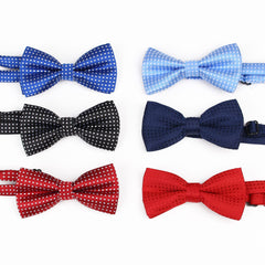 Kids Bowtie Adjustable Neckwear Formal Tuxedos Polyester Ties