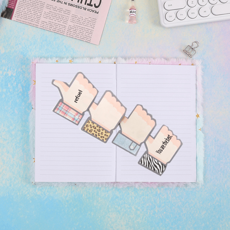 Opposite Sex Thumbs up Stickers - 20 Sticky Notes - Encourage Stickers