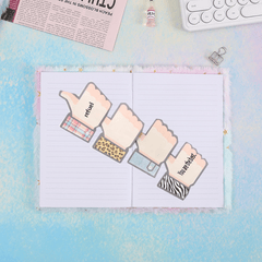 Opposite Sex Thumbs up Stickers - 20 Sticky Notes - Encourage Stickers