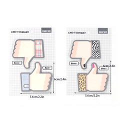 Opposite Sex Thumbs up Stickers - 20 Sticky Notes - Encourage Stickers
