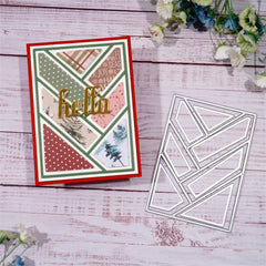 1pc Metal Cutting Dies Rectangular Frame Craft Mold DIY Decorative Scrapbooking