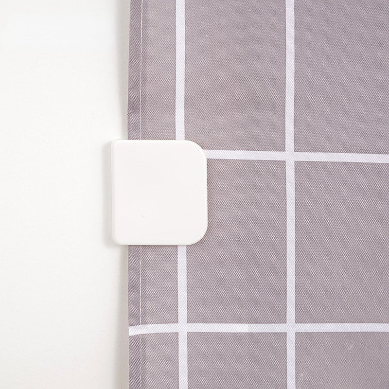 2pcs Shower Curtain Clip Anti Splash Fixed Shower Curtain Clip