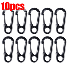 10/20pcs Alloy Mini Carabiner Keychain for Outdoor Activities