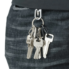 10/20pcs Alloy Mini Carabiner Keychain for Outdoor Activities