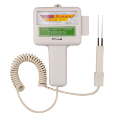 2-in-1 PH Chlorine Meter 0-5-6.0ppm CL2 Level Tester Pool Water Monitor
