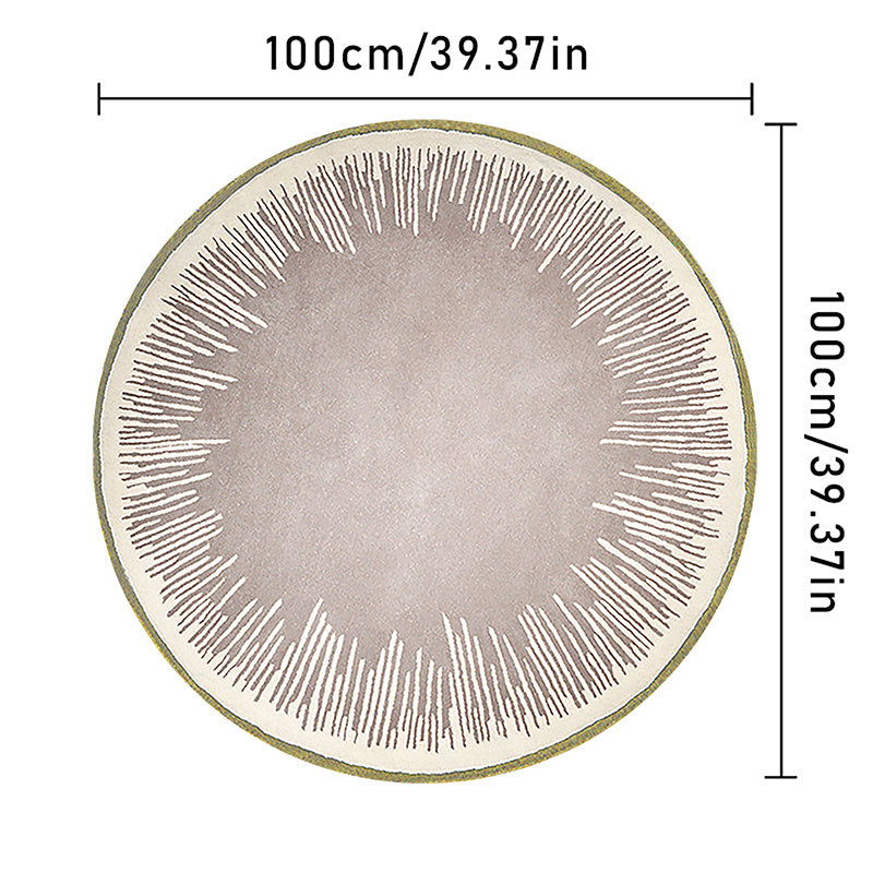 Modern Minimalist Carpets Soft Bedroom Decor Round Rug Xmas Home