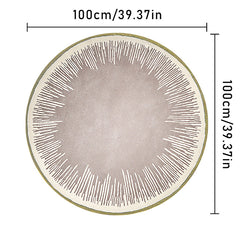 Modern Minimalist Carpets Soft Bedroom Decor Round Rug Xmas Home