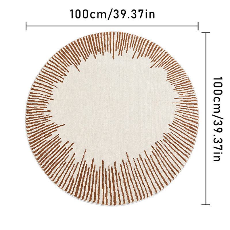 Modern Minimalist Carpets Soft Bedroom Decor Round Rug Xmas Home