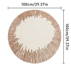 Modern Minimalist Carpets Soft Bedroom Decor Round Rug Xmas Home