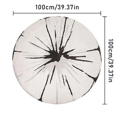 Modern Minimalist Carpets Soft Bedroom Decor Round Rug Xmas Home