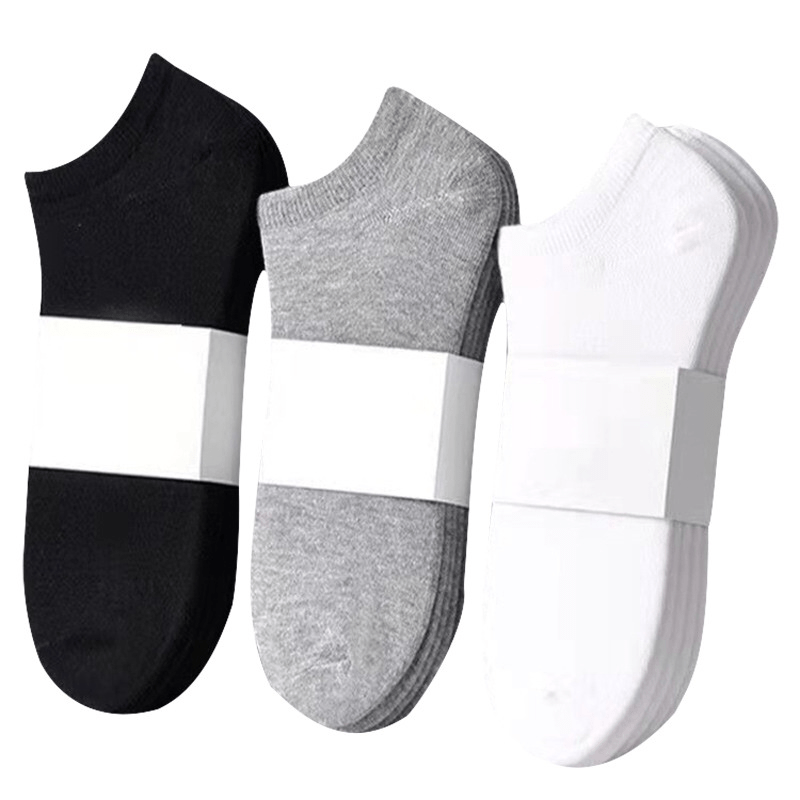 Men's Solid Liner Anklets Socks Soft Sweat Absorbent Outdoor Wear