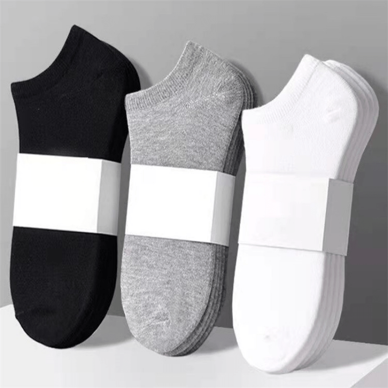 Men's Solid Liner Anklets Socks Soft Sweat Absorbent Outdoor Wear