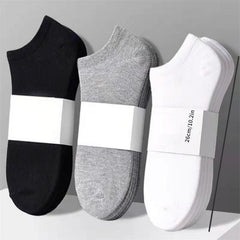Men's Solid Liner Anklets Socks Soft Sweat Absorbent Outdoor Wear
