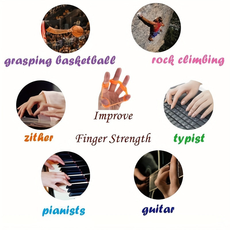 2pcs Finger Strength Trainer & Hand Exerciser for Grip Strength Training