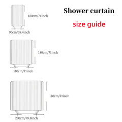 Geometric Shower Curtain for Bathroom Upgrade