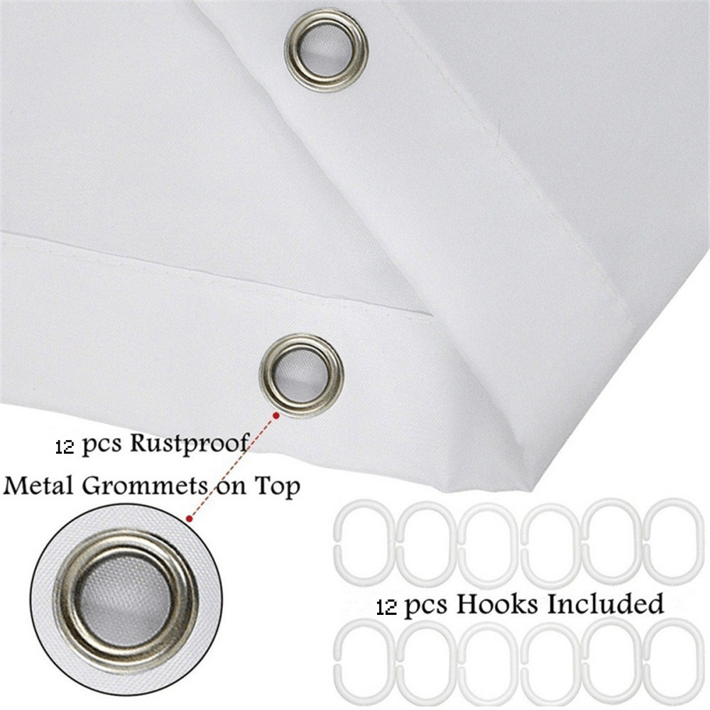 Geometric Shower Curtain for Bathroom Upgrade