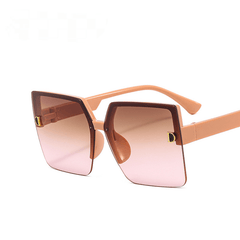 Vintage Oversized Square Sunglasses UV400 Protection