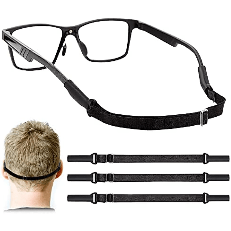 Adjustable Glasses Straps 2pcs No Tail Eyewear Retainer Strap