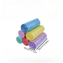 6PCS Disposable Plastic Garbage Bag Large Capacity Storage Bag