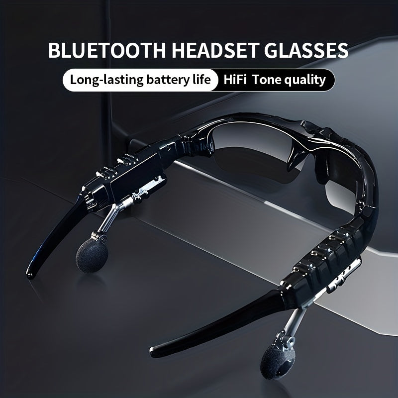 Wireless Smart Glasses with Headphones 5.0 - Outdoor Cycling Sunglasses