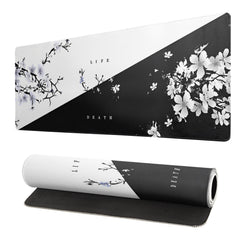 Cherry Blossoms Mouse Pad Japanese Sakura Desk Mat 80X30cm Non Slip Rubber Base