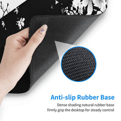 Cherry Blossoms Mouse Pad Japanese Sakura Desk Mat 80X30cm Non Slip Rubber Base