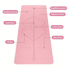 Non Slip Yoga Mat For Women - Home & Pilates Exercise Mat