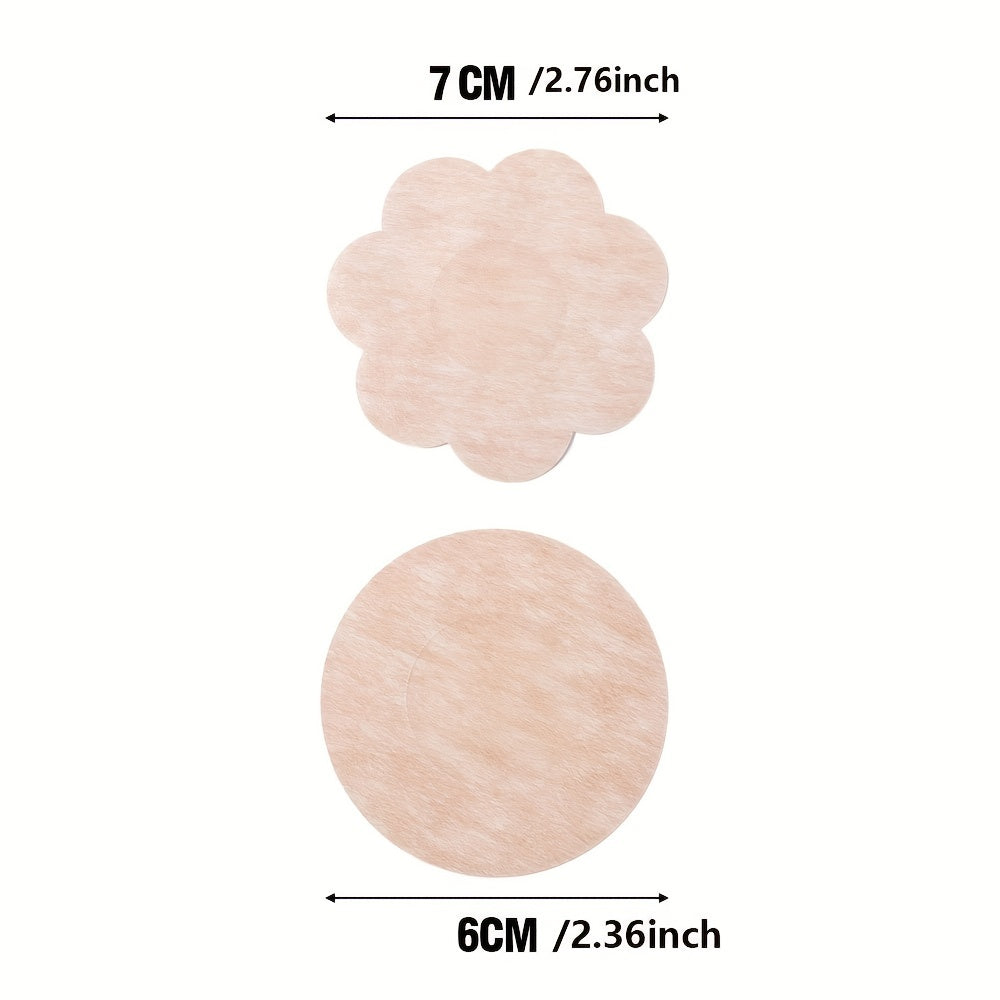 100pcs Nipple Covers Self-Adhesive Invisible Bra Women's Lingerie