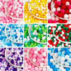 High Elastic Hair Ball DIY Supplies Mix Student Gift Christmas Decoration