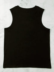 Mushroom Print Tank Top Sleeveless Summer Casual Women's Clothing