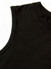 Summer Sleeveless Frog & Mushroom Print Tank Top