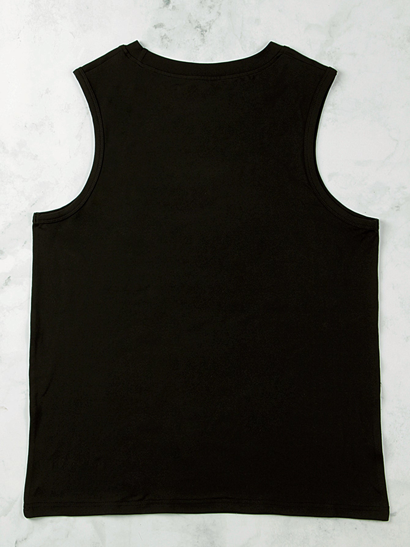 Flower Ghost Print Sleeveless Tank Top
